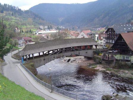 Forbach along the hiking trail of the Blackforest Westweg "Forbach along the hiking trail of the Blackforest Westweg in Germany "