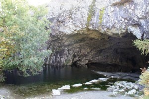 "Rydal Cave one of Lake District easy hiking trails in the UK"