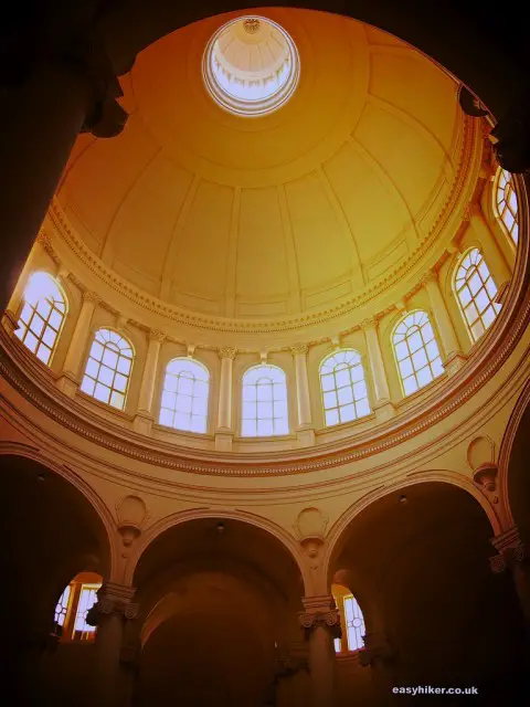 "Interior of the St John the Baptist dome in Gozo"