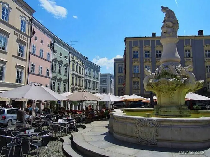 "Old town center of Passau -Second Movement of the Blue Danube"