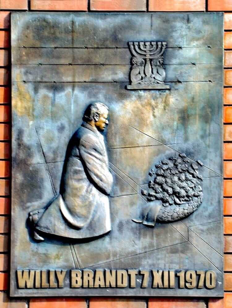 Willy Brandt Monument on Willy Brandt Square, Warsaw